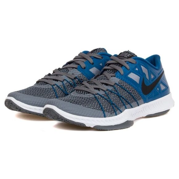 Nike Men's Zoom Train Incredibly Fast Cross Trainer Blue/Grey Running Shoes - 10 - Picture 1 of 11